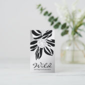 311 Wilde Zebra Vloer | Diamond SS Visitekaartje (Staand voorkant)