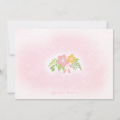 311 Ze laat een kleine sprankelende bloemenkrans a Kaart (Achterkant)