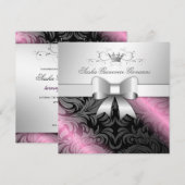 311-zoete melasse | Bow Sweet 16 Kaart (Voorkant / Achterkant)