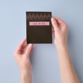 311-Zwriembrochure met zoete chocolade Flyer (Hand)