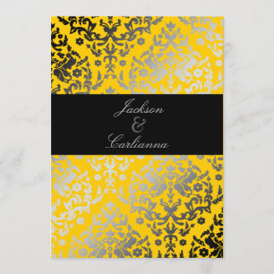311Dazzling Damask Yellow Jacket Kaart