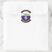 312e Luchtbrug Squadron Ronde Sticker (Tas)