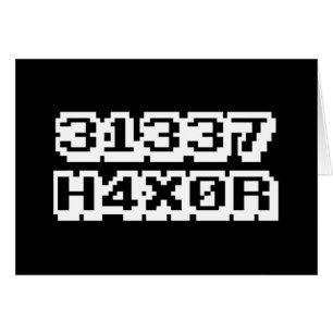 31337 H4X0R