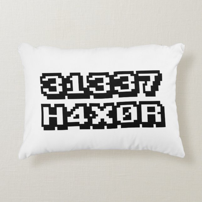 31337 H4X0R ACCENT KUSSEN (Voorkant)