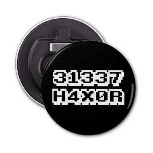 31337 H4X0R BUTTON FLESOPENER