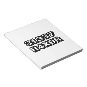 31337 H4X0R NOTITIEBLOK