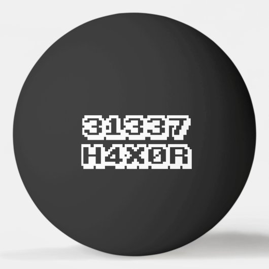 31337 H4X0R Ping-Pong BALL (Achterkant)