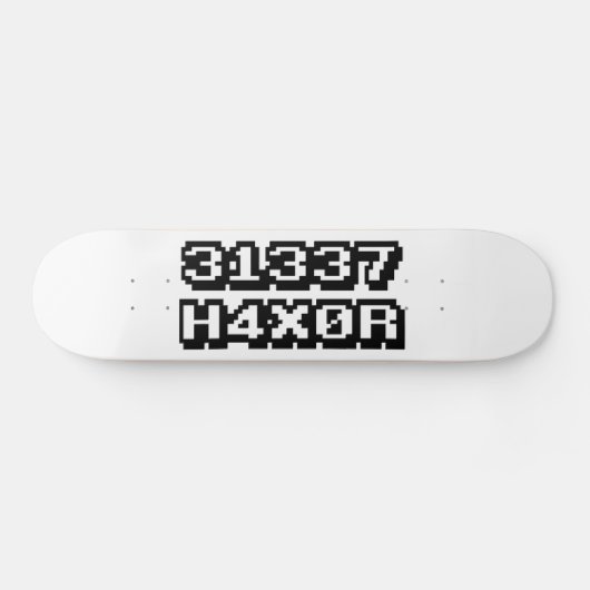 31337 H4X0R SKATEBOARD (Horizontaal)