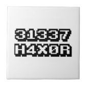 31337 H4X0R TEGELTJE (Voorkant)