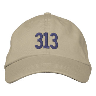 313 Casquette brodé, Casquette de base en laine so