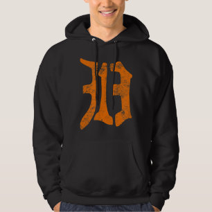 313 Detroit Michigan  Old English D Area Co Hoodie