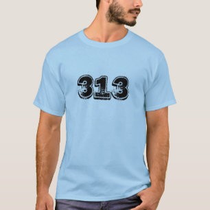 313 (Detroit) T-shirt