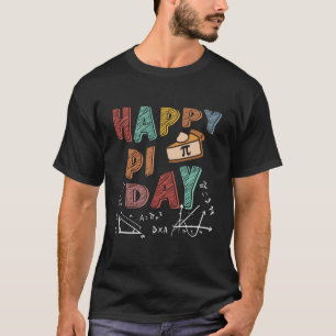 314 Pi Day Pie Day Pi Symbool voor Wiskunde liefhe T-shirt