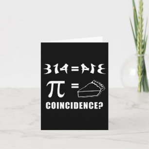 314 (pi) Gelijke Pie Toeval Happy Pi Dag 3-14 M Kaart