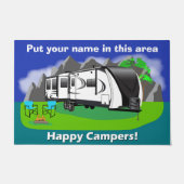 315 RLT-reflectie over groot ontwerp Deurmat (Voorkant)