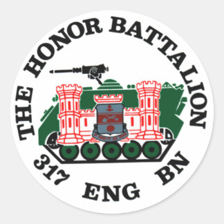 317e geniebataljon - Erebataljon Ronde Sticker