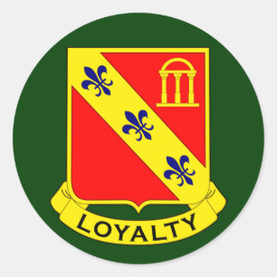 319th Armoured Field Artillery RGT (Airborne) DUI Ronde Sticker