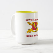 319TH TASSE AÉROPORTÉE d'ARTILLERIE de CAMPAGNE (Devant gauche)