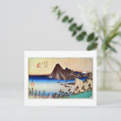 31. 舞 宿, 広 重 BRIEFKAART (Staand voorkant)