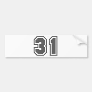 31 BUMPERSTICKER