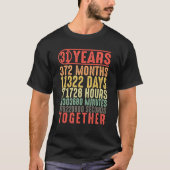 31 jaar samen 31ste Jubileum gehuwde paren T-shirt (Voorkant)
