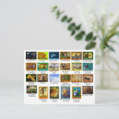 31 maart 2018, indexpagina, 24-pack briefkaart (Staand voorkant)