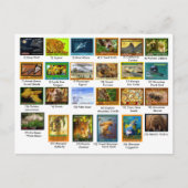 31 maart 2018, indexpagina, 24-pack briefkaart (Voorkant)