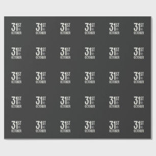 31 oktober Halloween Spinnenweb Ontwerp Cadeaupapier