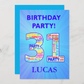 31e anniversaire Invitation de fête Ajouter un nom (Devant / Derrière)