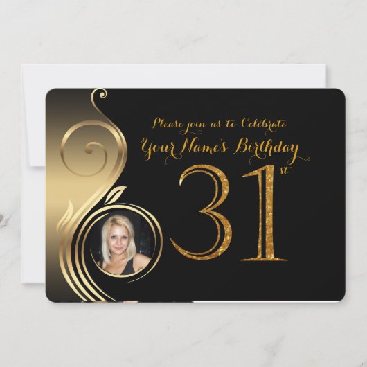 31e, Invitation Anniversaire, Numéro Parties scint (Devant)