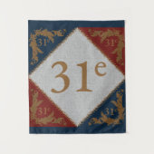 31e Vlag Wandkleed (Voorkant)
