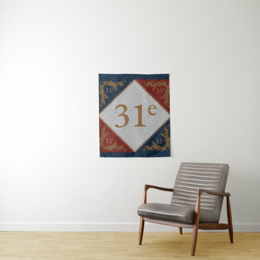 31e Vlag Wandkleed (In situ)