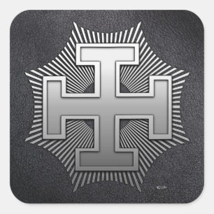 31ste graad: inspecteur-inspecteur vierkante sticker