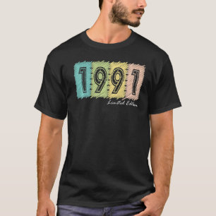 31ste Verjaardag Dames Mannen 31 Jaar 1991 1 T-shirt