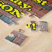 31ste verjaardag: Fun Graffiti-geïnspireerde regen Legpuzzel (Zijkant)