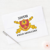 320E STICKERS ARTILLERIE SUR LE TERRAIN (Enveloppe)