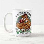 321 Warthogs Luchtmacht BMT Afstuderen Custom Gift Koffiemok (Links)