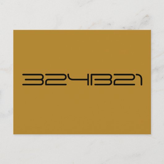 324B21 Cosima nummer Orphan Black Briefkaart (Voorkant)