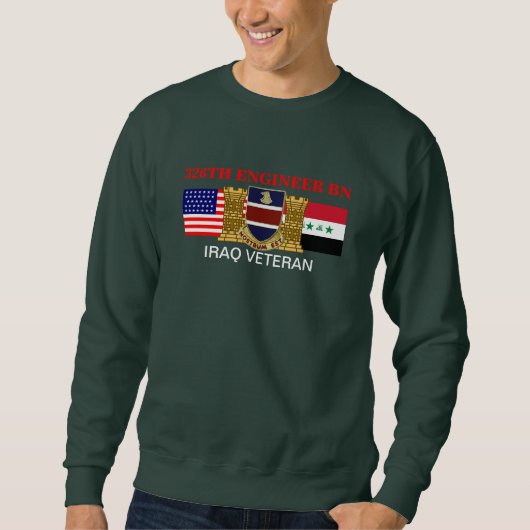 326E ENGINEER BATTALION IRAQ WAR SWEATSHIRT (Voorkant)