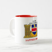 326TH TASSE d'EAGLES de SOLDAT DU GÉNIE de (Devant gauche)