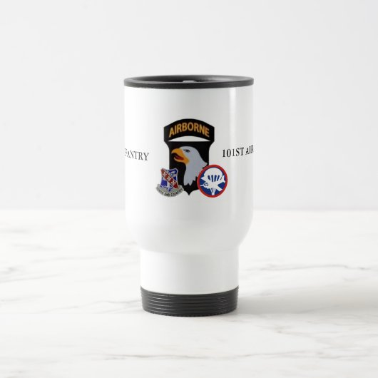 327E INFANTERIE 101E MUG DE VOYAGE AÉRIEN (Centre)