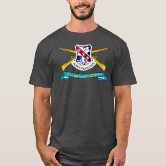 327e infanterieregiment DUI w BR Ribbon X T-shirt