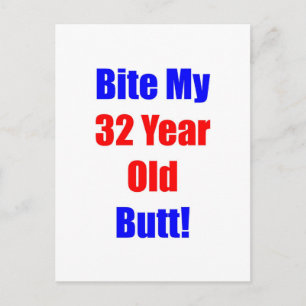32 Blaas mijn knop Briefkaart