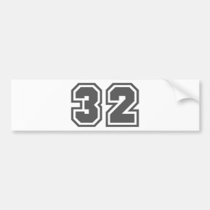 32 BUMPERSTICKER