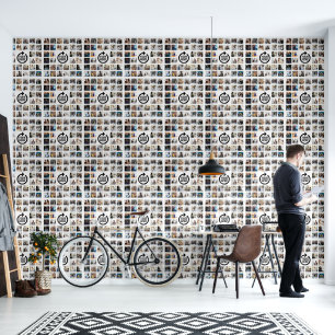 32 Foto en Logo Sjabloon Collage Business Behang