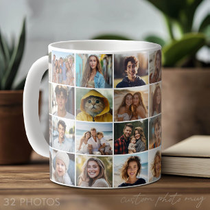 32 Fotosamenstelling - kleine afbeeldingen Koffiemok