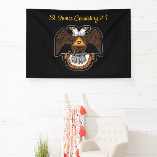 32 graden vrijmetselaar spandoek (Insitu)