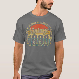 32 jaar oude  editie 1990 Limited Edition 32th Bir T-shirt
