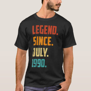 32 jaar oude legenda sinds juli 1990 32e verjaarda t-shirt