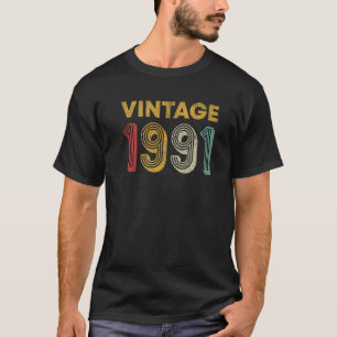 32 jaar oude Retro 1991 32e verjaardag T-shirt